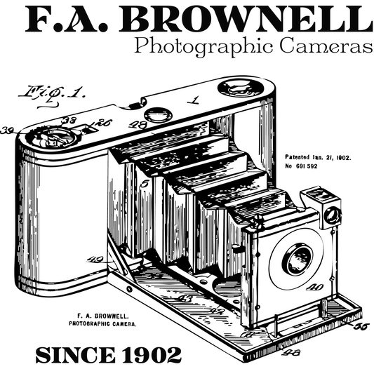 Brownell's Pocket Folding Camera: A Revolution in Portable Photography